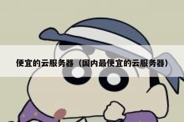 便宜的云服务器（国内最便宜的云服务器）
