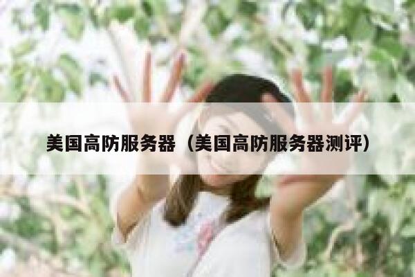 美国高防服务器（美国高防服务器测评）