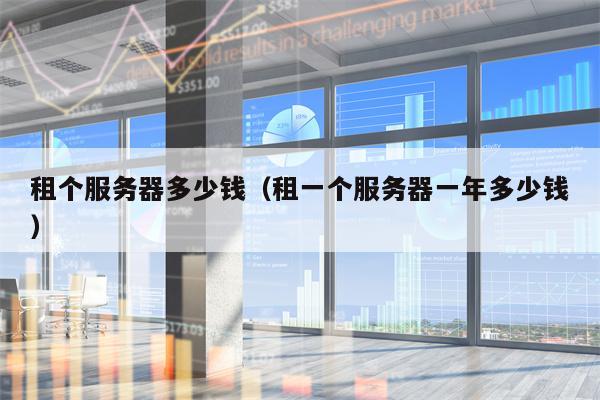 租个服务器多少钱（租一个服务器一年多少钱）