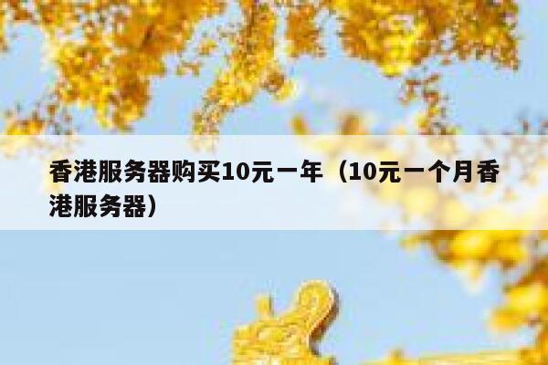 香港服务器购买10元一年（10元一个月香港服务器）