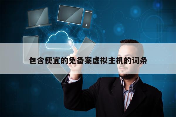 包含便宜的免备案虚拟主机的词条