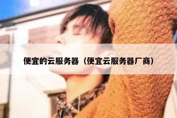 便宜的云服务器（便宜云服务器厂商）