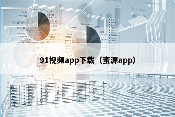 91视频app下载（蜜源app）