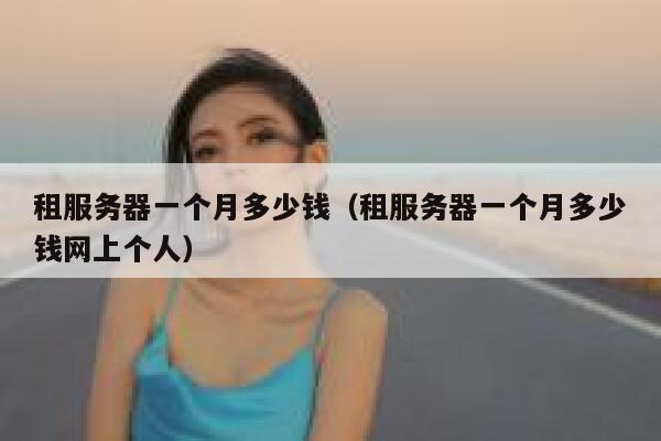 租服务器一个月多少钱（租服务器一个月多少钱网上个人）