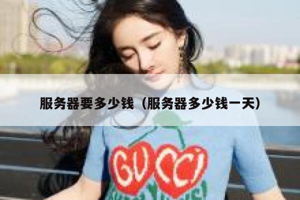服务器要多少钱（服务器多少钱一天）