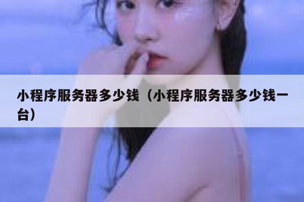 小程序服务器多少钱（小程序服务器多少钱一台）