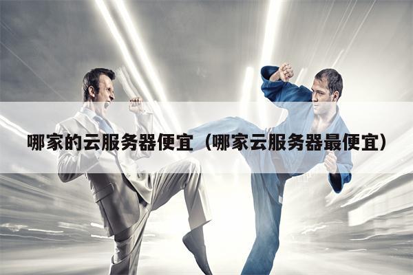 哪家的云服务器便宜（哪家云服务器最便宜）