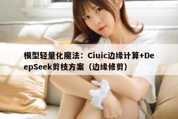 模型轻量化魔法：Ciuic边缘计算+DeepSeek剪枝方案（边缘修剪）