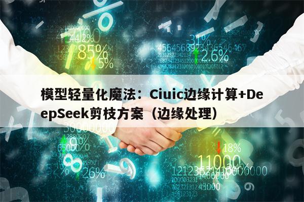 模型轻量化魔法：Ciuic边缘计算+DeepSeek剪枝方案（边缘处理）