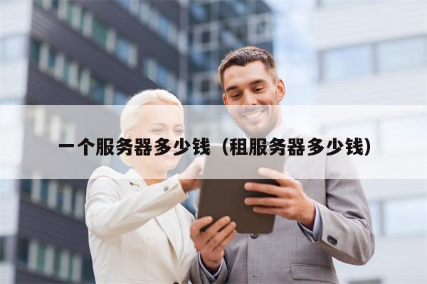 一个服务器多少钱（租服务器多少钱）