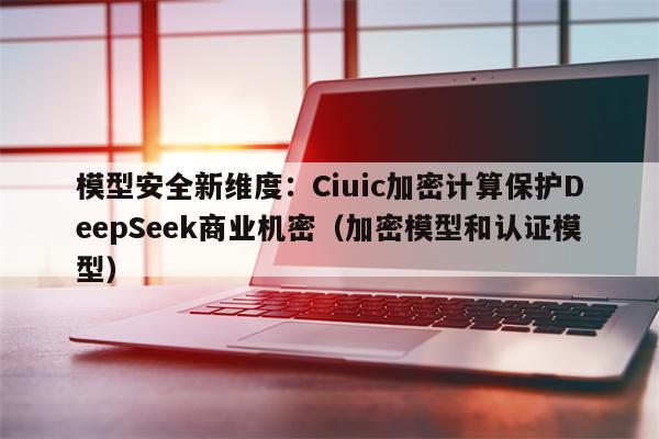 模型安全新维度：Ciuic加密计算保护DeepSeek商业机密（加密模型和认证模型）