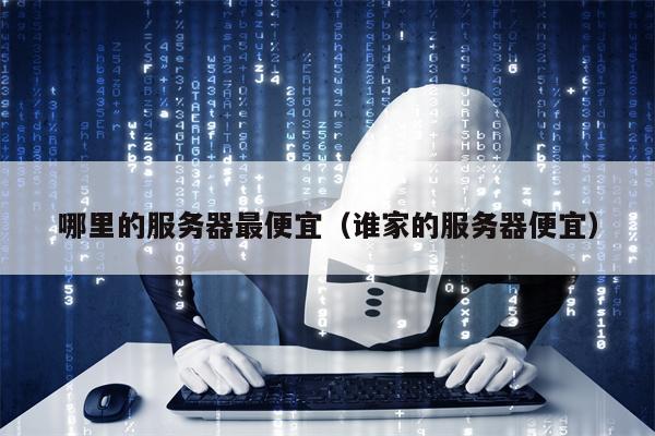 哪里的服务器最便宜（谁家的服务器便宜）