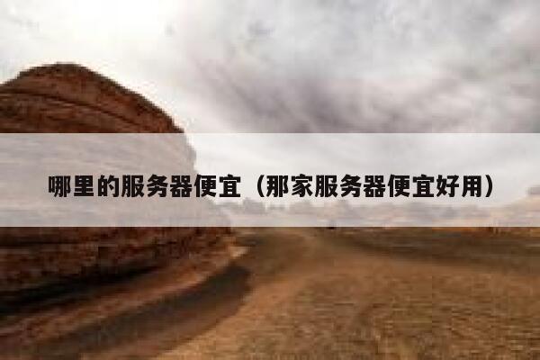 哪里的服务器便宜（那家服务器便宜好用）