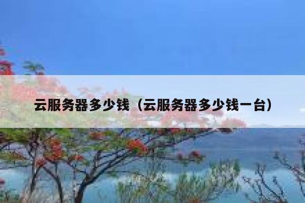 云服务器多少钱（云服务器多少钱一台）